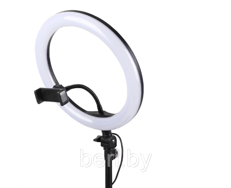 M33 Кольцевая светодиодная лампа Ring Fill Light 33 см +штатив 2,3 + держатель для телефона - фото 2 - id-p137946567