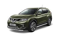 Накладка на решетку бампера (без парктроника) 10 мм (НПС) Nissan X-TRAIL с 2015