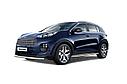 Накладка на решетку радиатора (НПС) KIA Sportage с 2016-2018, фото 2