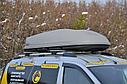 Автобокс на крышу Серый Turino Sport (480 л) Аэродинамический, фото 7