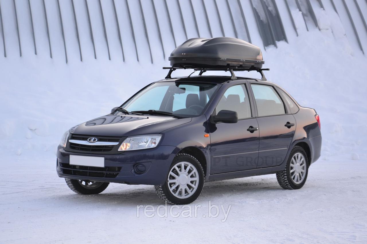 Автобокс на крышу Черный Turino Compact (360 л) Аэродинамический - фото 6 - id-p137949529