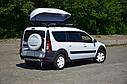 Автобокс на крышу Белый Turino Sport (480 л) Аэродинамический, фото 9