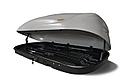 Автобокс на крышу Серый Turino Compact (360 л) Аэродинамический с двусторонним открыванием, фото 6