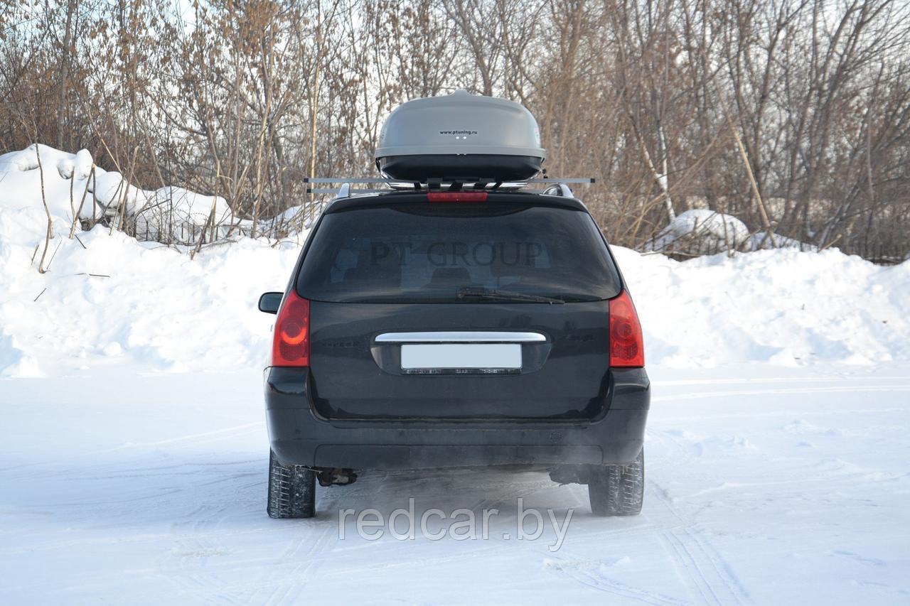 Автобокс на крышу Серый Turino Sport (480 л) Аэродинамический с двусторонним открыванием - фото 7 - id-p137949537