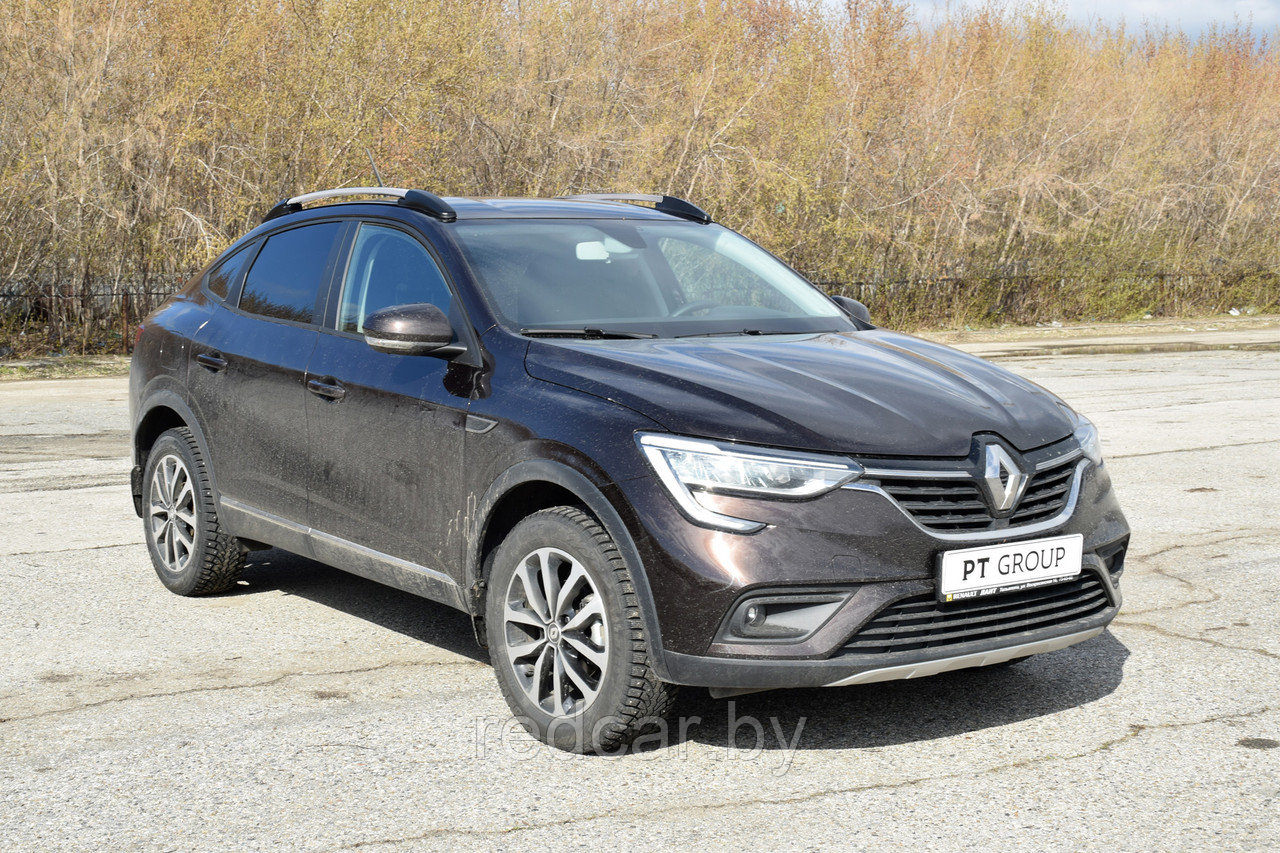 Рейлинги (Серебристый муар) PT Group (Россия) для RENAULT Arkana c 2019 - - фото 4 - id-p137949582