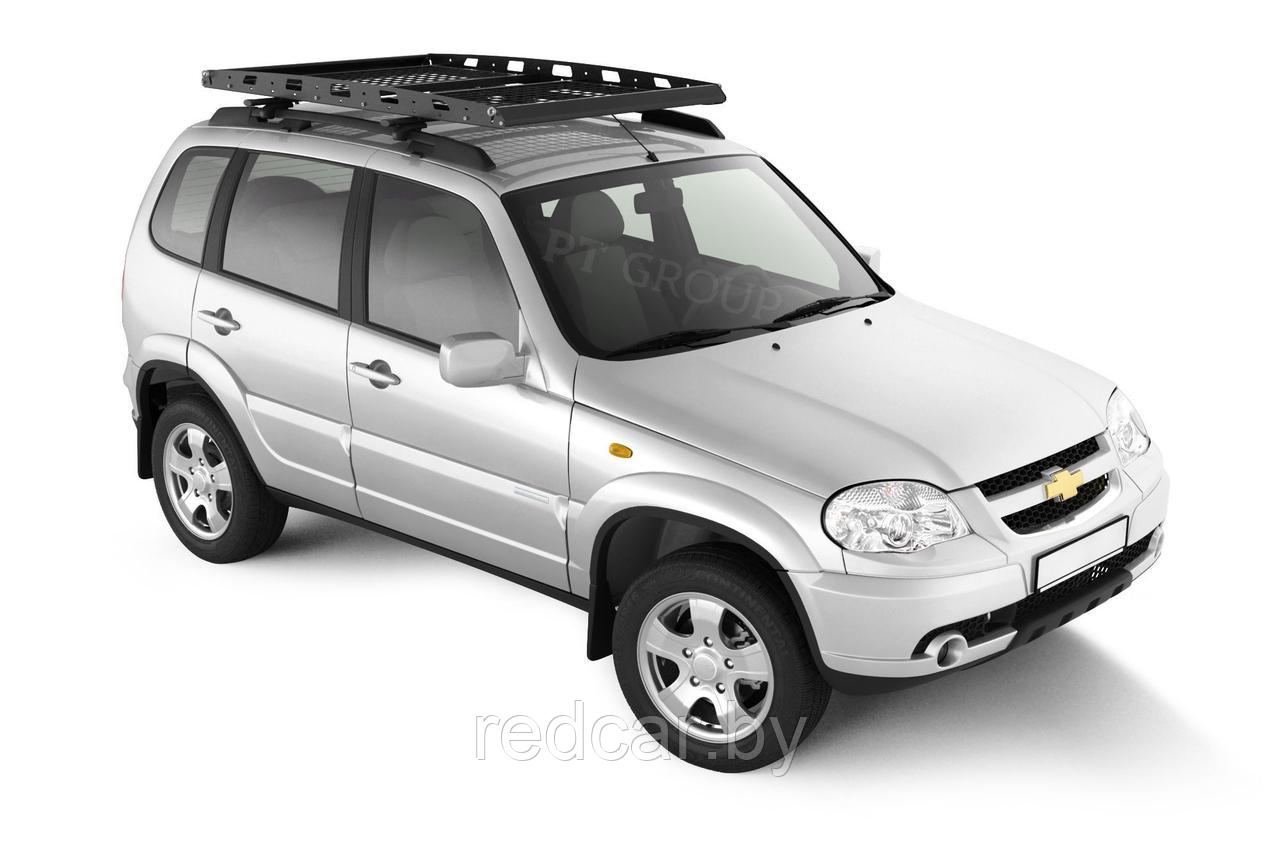 Багажник-корзина двухсекционная универсальная с основанием-решетка 1630х1110мм под поперечины - фото 1 - id-p137949584