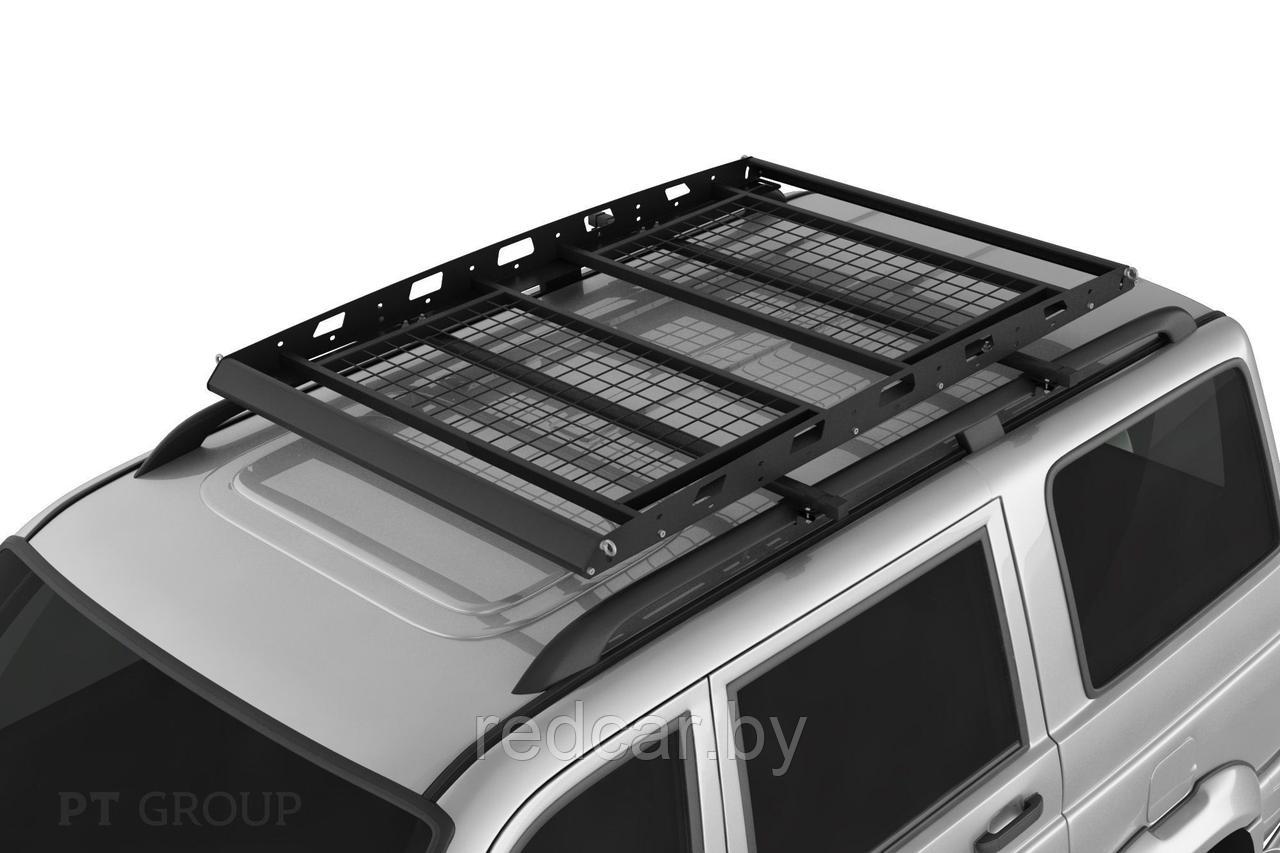 Багажник-корзина двухсекционная универсальная с основанием-решетка 1630х1110мм под поперечины - фото 5 - id-p137949584