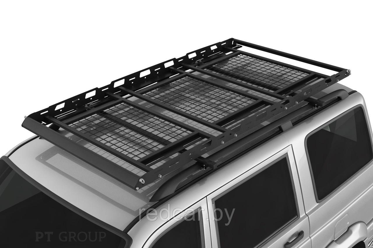 Багажник-корзина трехсекционная универсальная с основанием-решетка (ППК) 2100х1100мм под попереч - фото 5 - id-p137949585