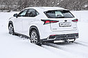 Фаркоп с накладкой из нерж. LEXUS NX с 2014 - съемный квадрат, фото 4