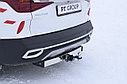 Фаркоп с накладкой из нерж. KIA Seltos 2020- съемный квадрат, фото 2