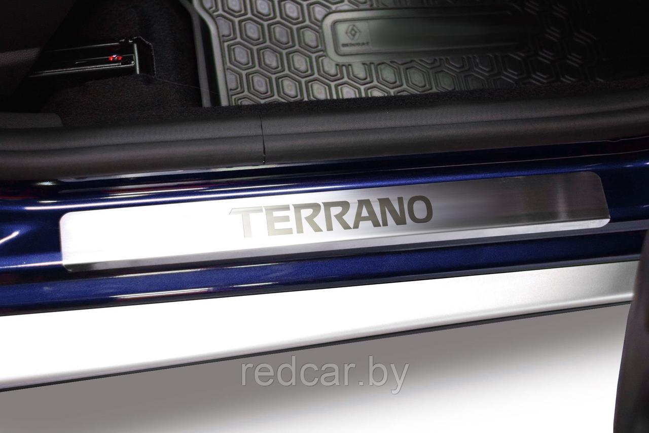 Накладки в проем дверей (4шт) (НПС) Nissan Terrano с 2014 - фото 1 - id-p137949740
