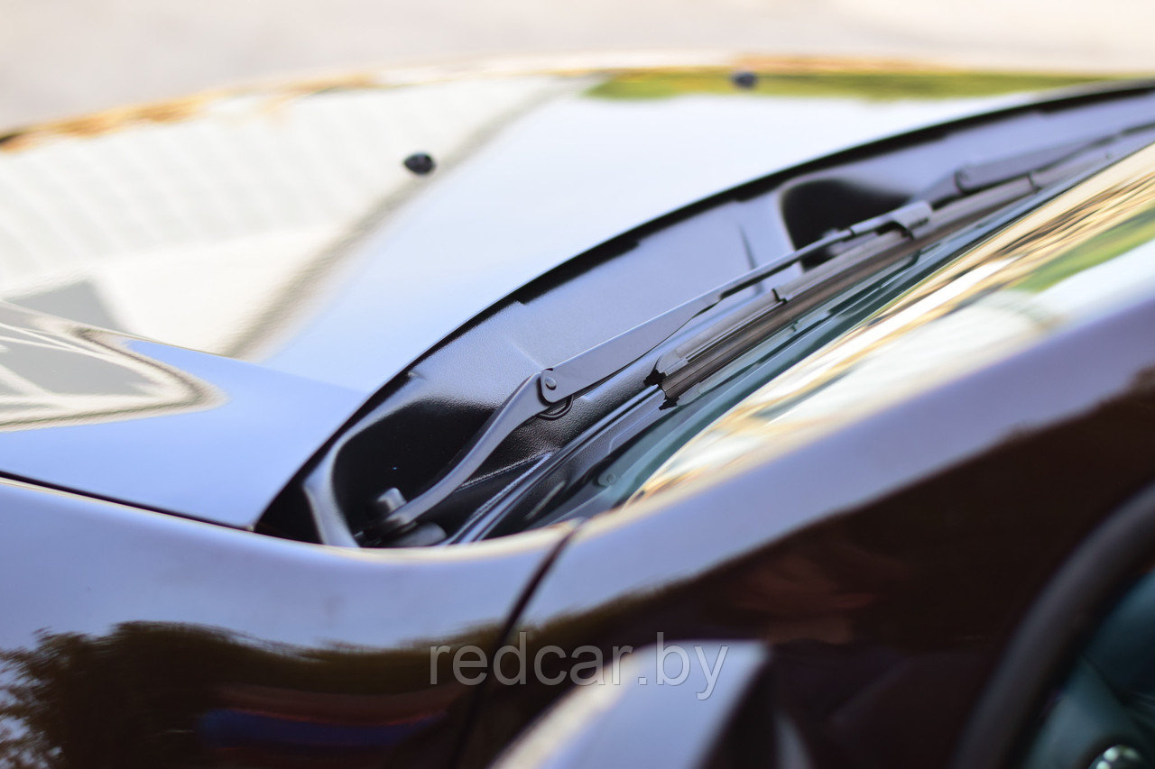 Накладка в проём стеклоочистителей (жабо без скотча, ABS) Nissan Terrano с 2014 - фото 2 - id-p137949769