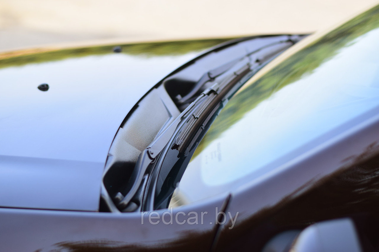 Накладка в проём стеклоочистителей (жабо без скотча, ABS) Nissan Terrano с 2014 - фото 4 - id-p137949769