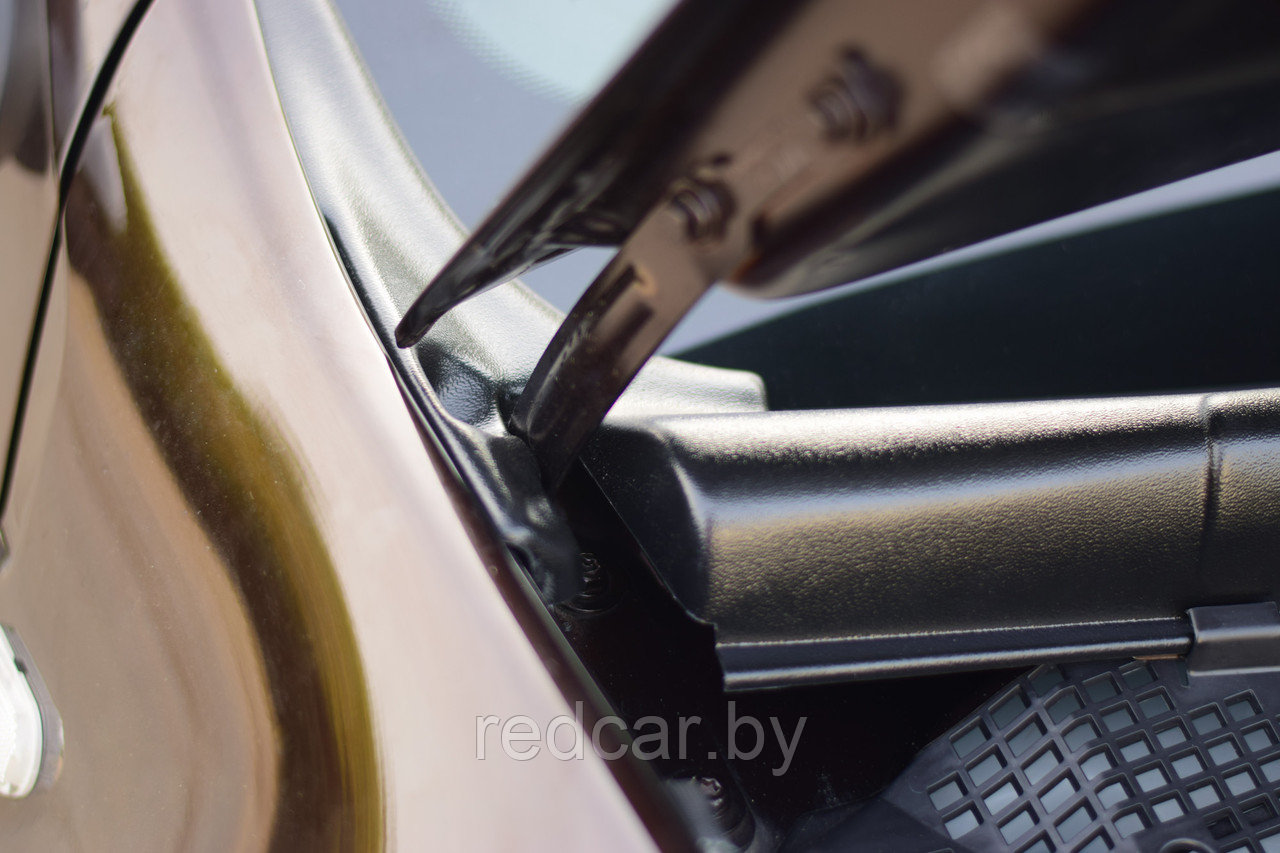 Накладка в проём стеклоочистителей (жабо без скотча, ABS) Nissan Terrano с 2014 - фото 9 - id-p137949769