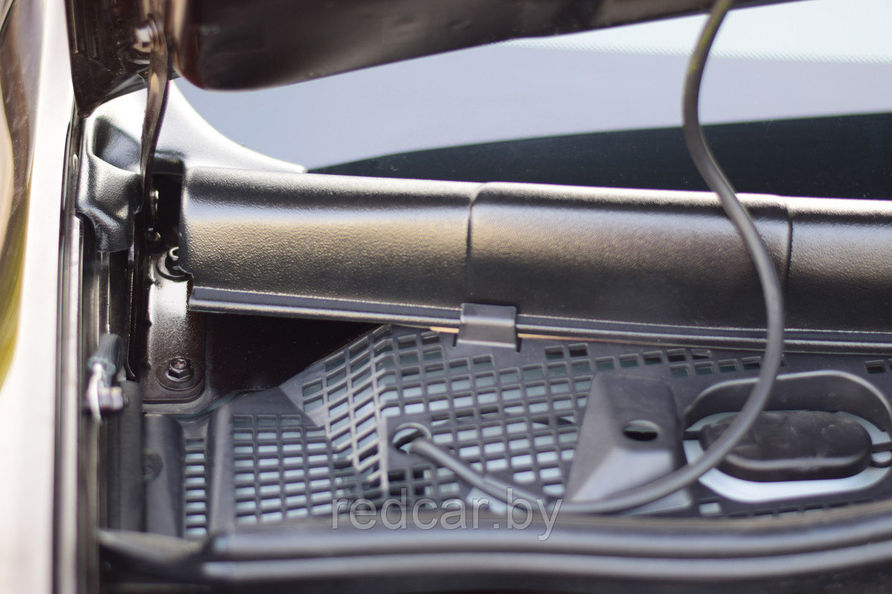 Накладка в проём стеклоочистителей (жабо без скотча, ABS) Nissan Terrano с 2014 - фото 10 - id-p137949769