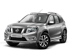 Защита переднего бампера одинарная 63 мм (НПС) на Nissan Terrano с 2014