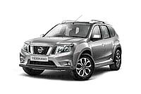 Защита переднего бампера двойная 63/51 мм (ППК) на Nissan Terrano с 2014