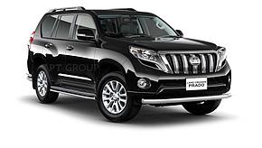 Защита переднего бампера одинарная 63мм (НПС) TOYOTA LAND CRUISER PRADO 150 2013-2016