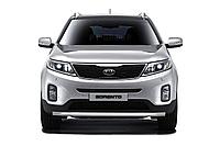 Защита переднего бампера одинарная 63мм (НПС) KIA Sorento с 2014-2020