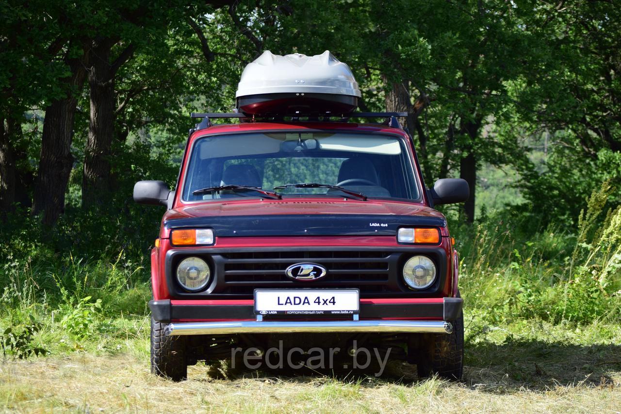 Защита переднего бампера одинарная 63 мм (НПС) на LADA 4х4 2121 с 1995 - фото 2 - id-p137949841