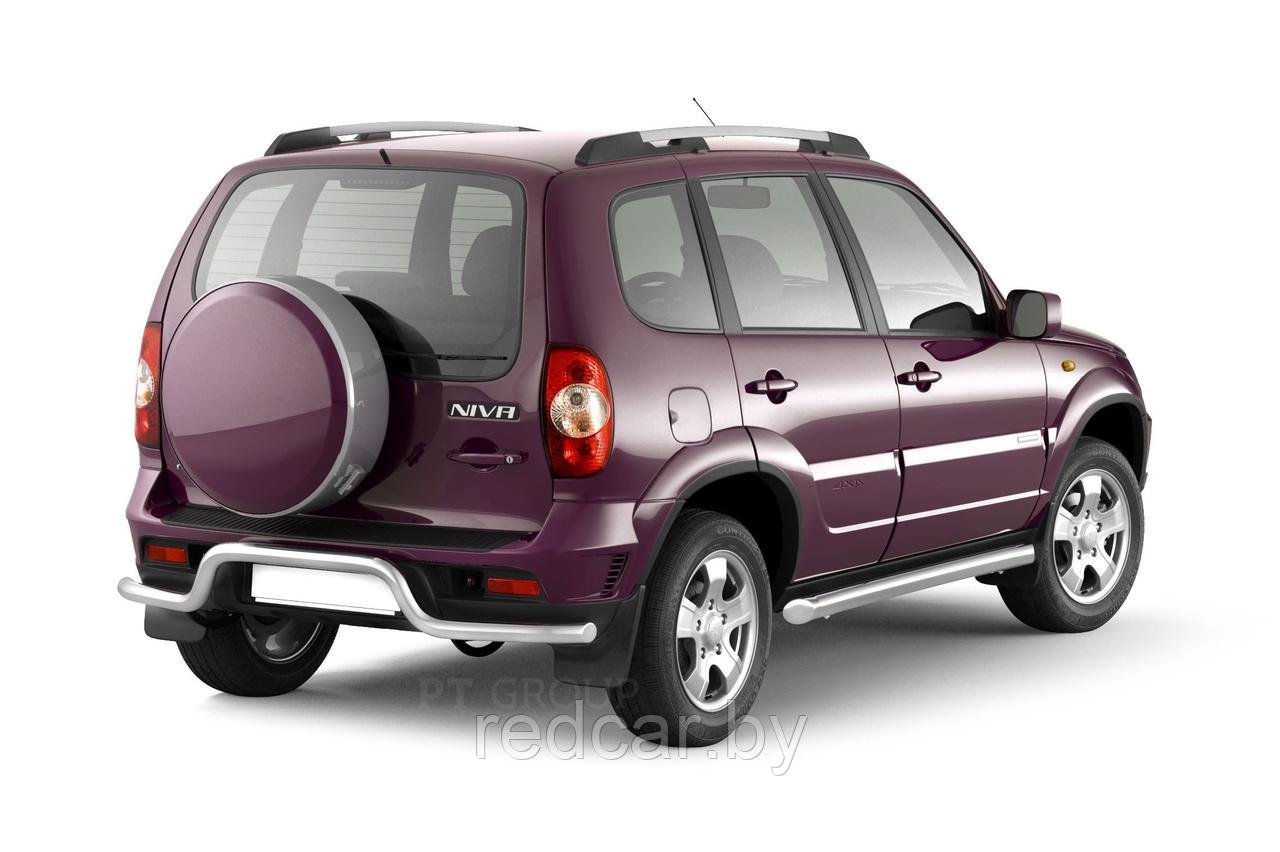 Защита заднего бампера 51мм "Волна" (НПС) Chevrolet NIVA с 2009-2020/ LADA NIVA 2020- - фото 2 - id-p137949869