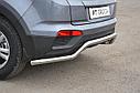 Защита заднего бампера "Волна" 51 мм (НПС - нерж.) Hyundai CRETA с 2016, фото 3