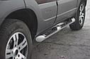 Защита порогов с накладками 63 мм (ППК) Chevrolet NIVA с 2009-20/ LADA NIVA 2020-, фото 3
