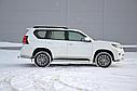 Защита порогов окантовка 51мм (НПС) Toyota LAND CRUISER PRADO 150 с 2013-, фото 2