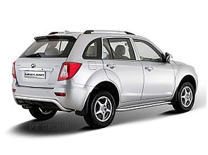 Защита порогов с алюминиевой площадкой 51мм (НПС) LIFAN X60 с 2012