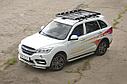 Защита порогов с алюминиевой площадкой 51мм (НПС) LIFAN X60 с 2012, фото 3