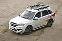 Защита порогов с алюминиевой площадкой 51мм (НПС) LIFAN X60 с 2012, фото 3