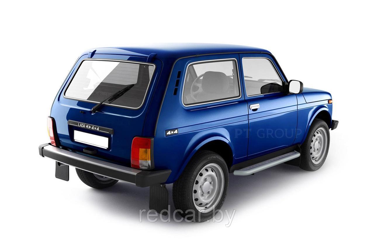 Защита порогов с алюминиевой площадкой 51 мм (ППК) LADA 4х4 2121 / LADA 4x4 URBAN с 2015