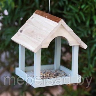 Кормушка для птиц садовая деревянная "Домик №20" - фото 1 - id-p137959503