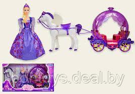Кукла с каретой и лошадью - фото 1 - id-p137978871