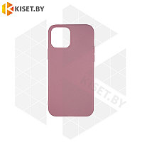 Силиконовый чехол KST MC для Apple iPhone 12 / 12 Pro розовый песок матовый