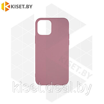 Силиконовый чехол KST MC для Apple iPhone 12 / 12 Pro розовый песок матовый