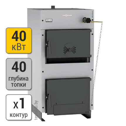 Стальной твердотопливный котел Viessmann WBS Ligna 50, 40 квт, фото 2
