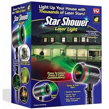 Лазерный звездный проектор Star Shower Laser Light