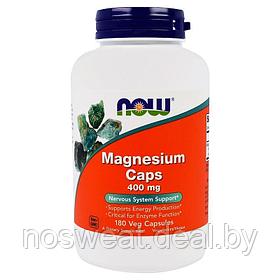 Биологически активная добавка Now Foods Magnesium 400мг / 180 капс