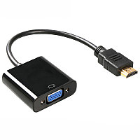 Адаптер - переходник HDMI - VGA, черный 555057