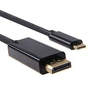 Кабель USB3.1 Type-C - DisplayPort, UltraHD 4K, 1,8 метра, черный 555158, фото 1