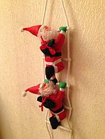 Новогоднее украшение Деды Морозы на лестнице Ausini,VT19-20435