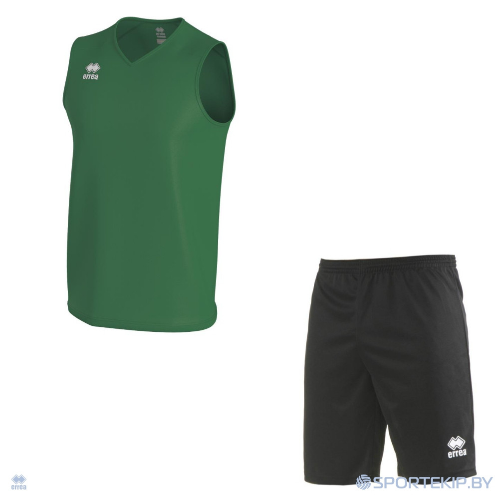 Комплект баскетбольной формы ERREA DARREL + MAXI SKIN Зеленый-черный