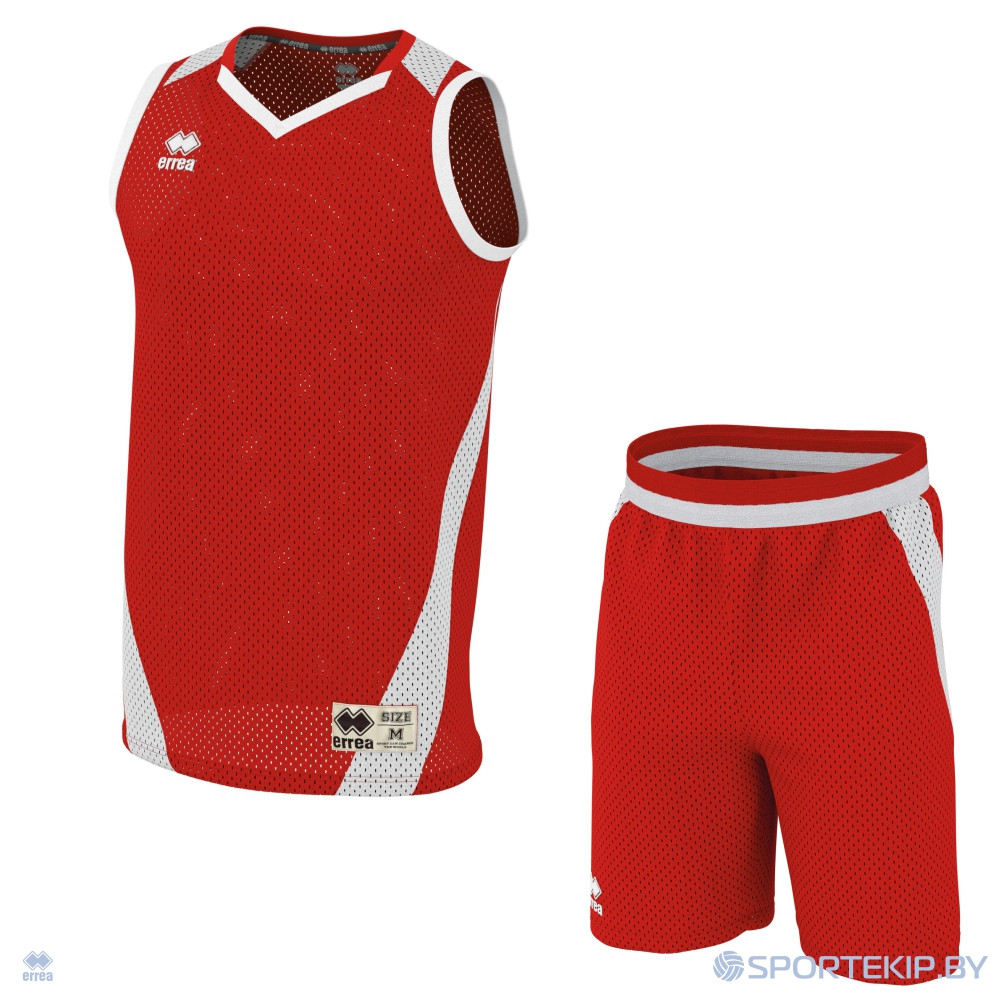 Комплект баскетбольной формы ERREA ALLEN + ALLEN Красный-белый