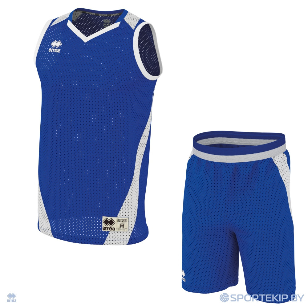 Комплект баскетбольной формы ERREA ALLEN + ALLEN Синий-белый - фото 1 - id-p138121910