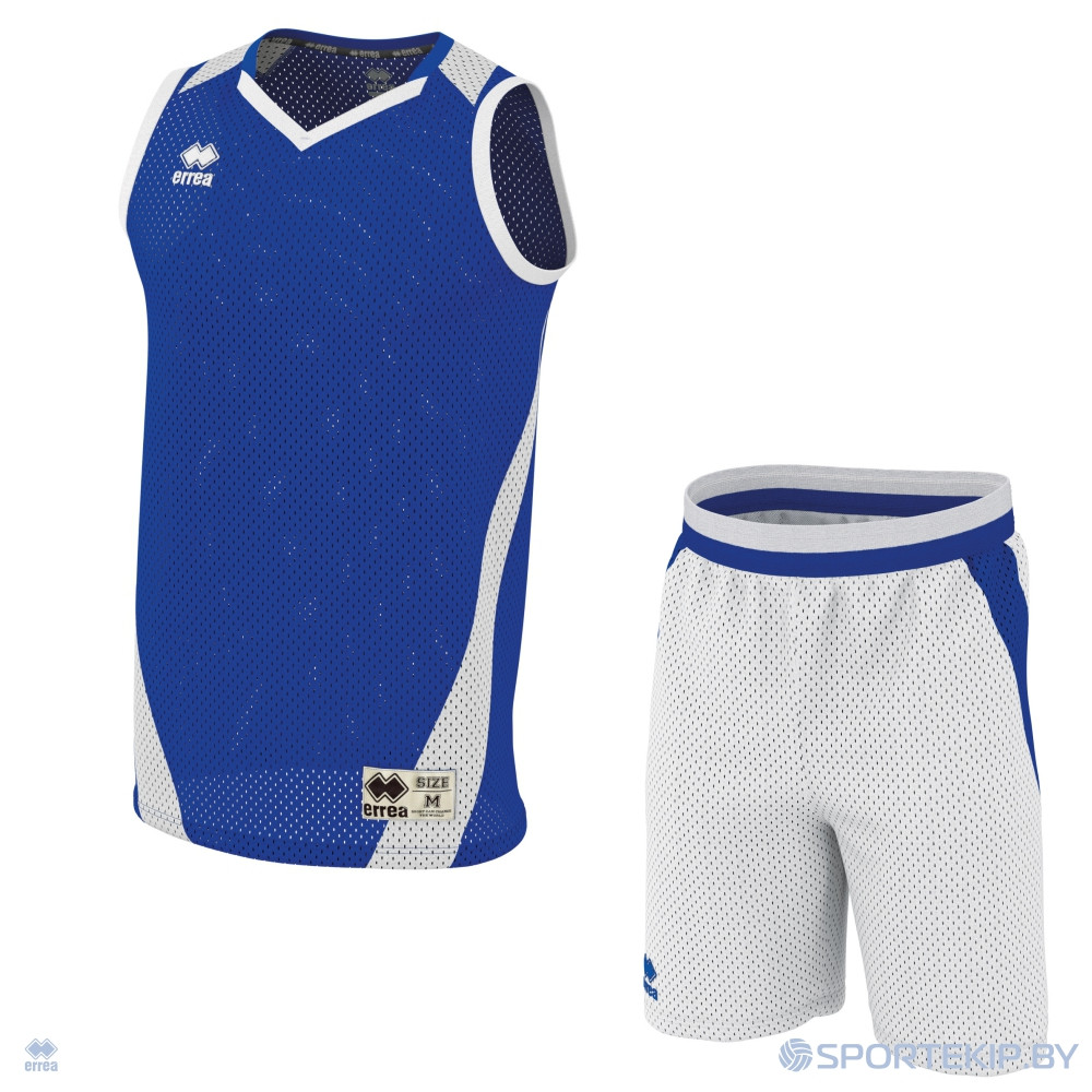 Комплект баскетбольной формы ERREA ALLEN + ALLEN Синий-белый 2