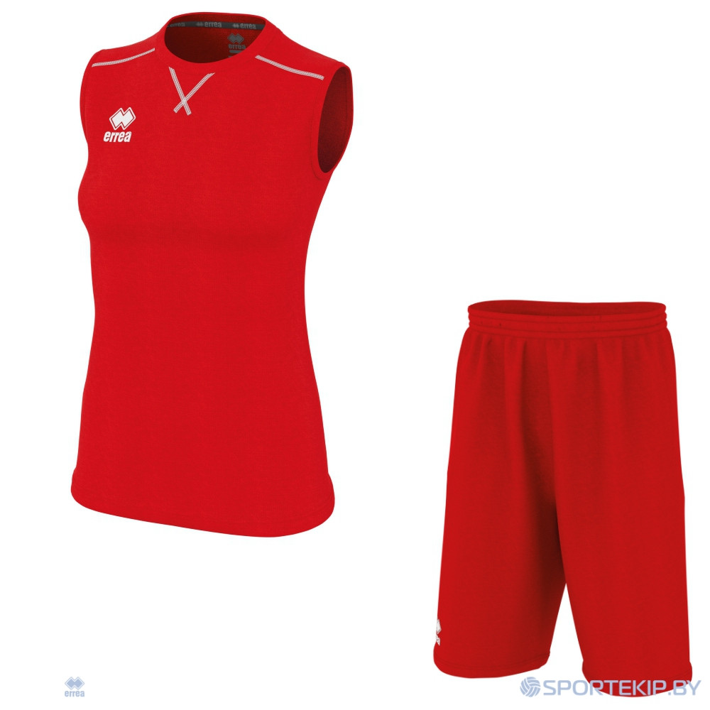 Комплект женской баскетбольной формы ERREA ALISON + DALLAS 3.0 Красный - фото 1 - id-p138130797