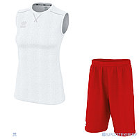 Комплект женской баскетбольной формы ERREA ALISON + DALLAS 3.0 Белый-красный
