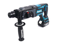 Аккум. перфоратор MAKITA DHR 241 RFE в чем. (18.0 В, 2 акк., 3.0 А/ч Li-Ion, 1.9 Дж, вес 3.2 кг)