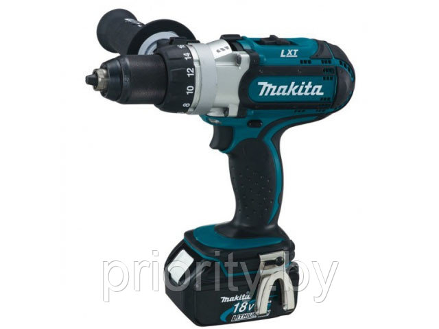 Аккум. дрель-шуруповерт MAKITA DDF 451 RFE в чем. (18.0 В, 2 акк., 3.0 А/ч Li-Ion, 3 скор., 80 Нм, шурупы до